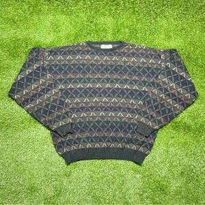 Vintage San Mateo Island Sweater Men’s Size Large Multicolor